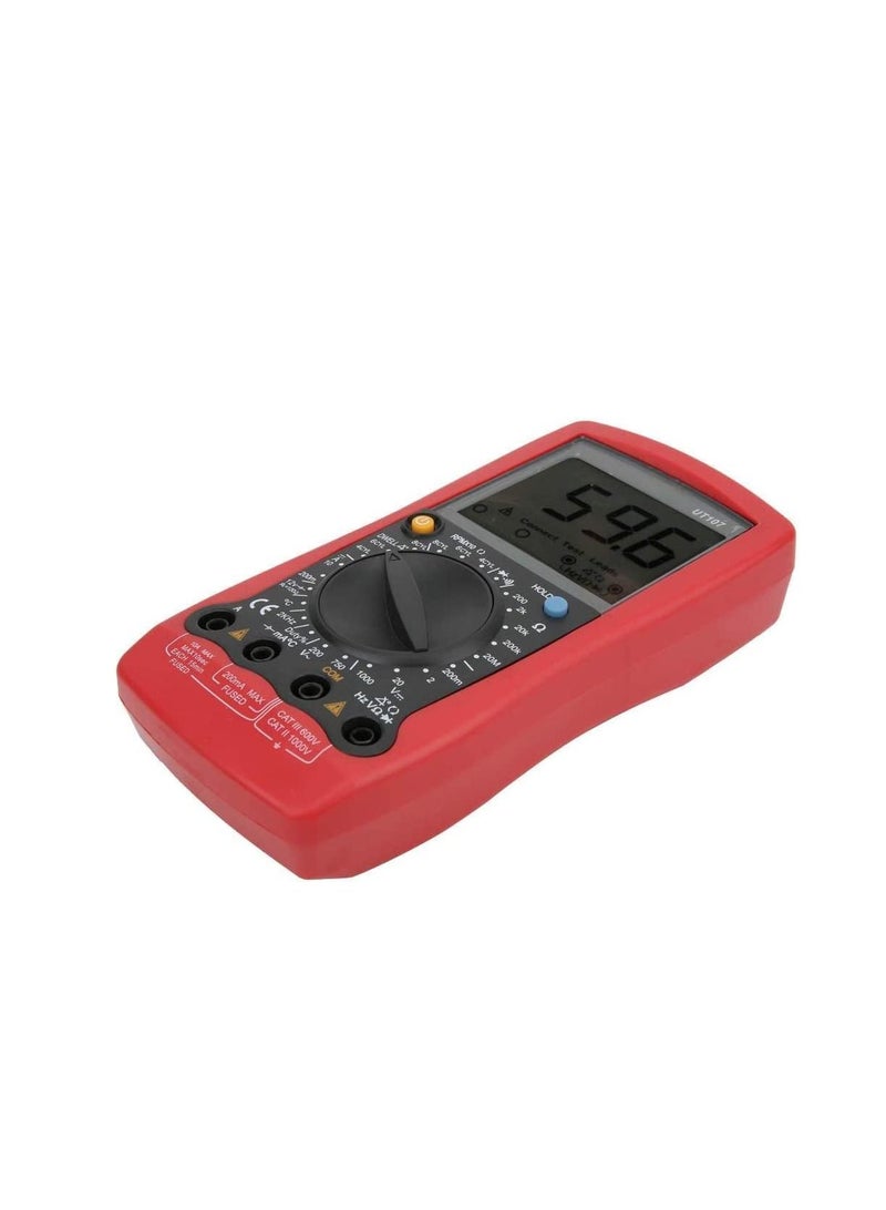 Walfront UT107 Multimeter LCD Digital Voltage Tester 1999 Count Current Meter DC Resistance Frequency Tester - Image 2