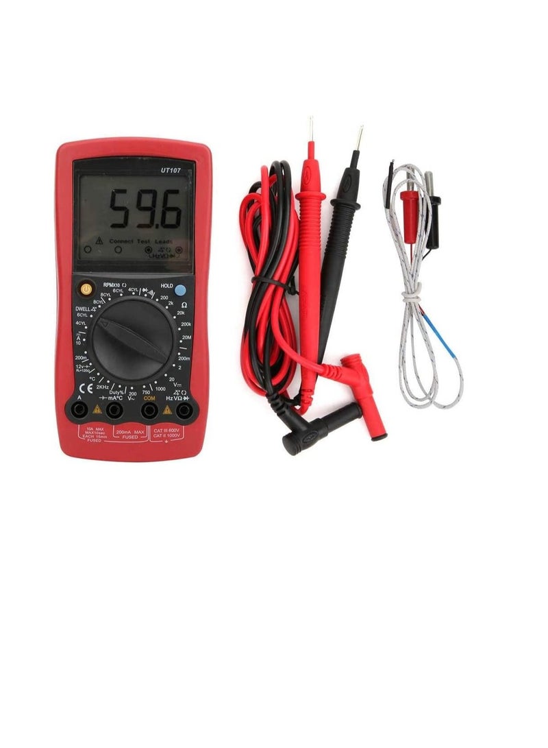 Walfront UT107 Multimeter LCD Digital Voltage Tester 1999 Count Current Meter DC Resistance Frequency Tester - Image 1