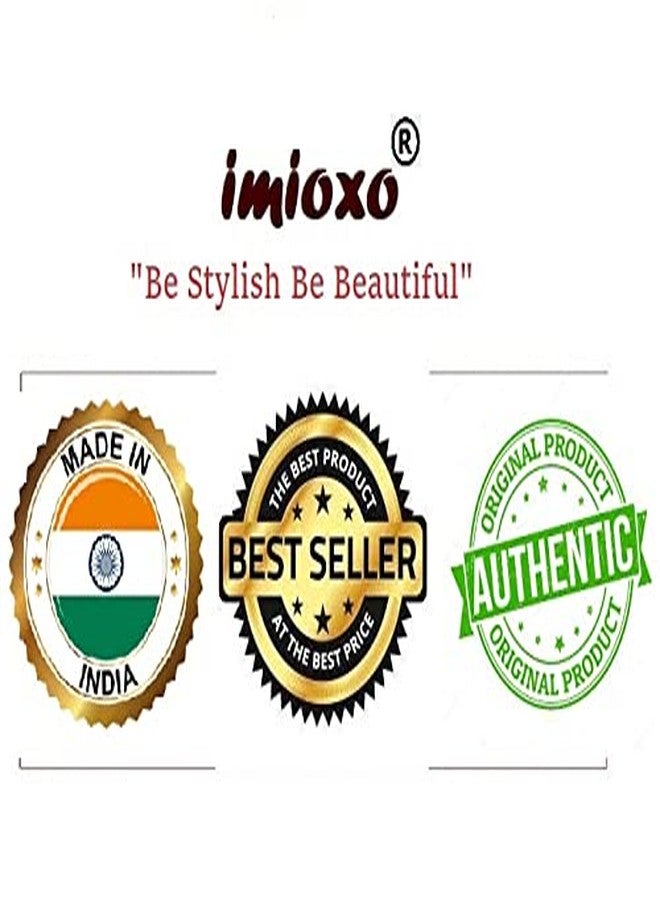 imioxo Makeup 6 in 1 Cotton Pad Applicator Foundation Makeup Blender Powder Buff Sponge Cosmetic Puff Women's & Girls Cosmetic Makeup Beauty (Pack of 1) - Image 5
