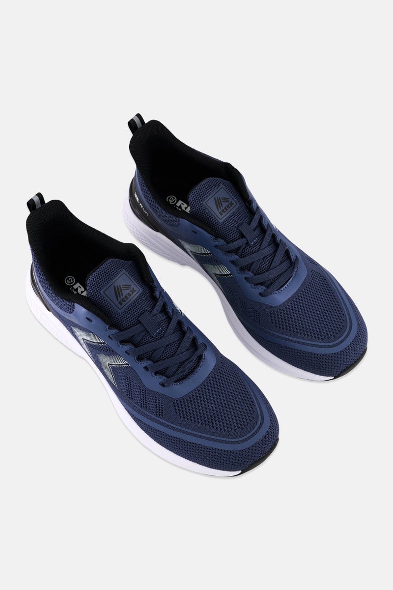 RBX Men Lace Up Outdoor Shoes, Navy  - Image 3