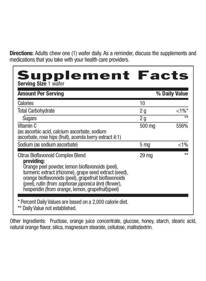 Country Life Vitamin C 500g High Potency - 90 Chewable Tablets, Immune Support - Vegan, Non-GMO, 90 Day Supply - Image 3