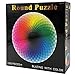 Moruska 1000 Piece Puzzles for Adults Teen Gradient Color Rainbow Large Round Jigsaw Puzzle Difficult and Challenge - Image 3