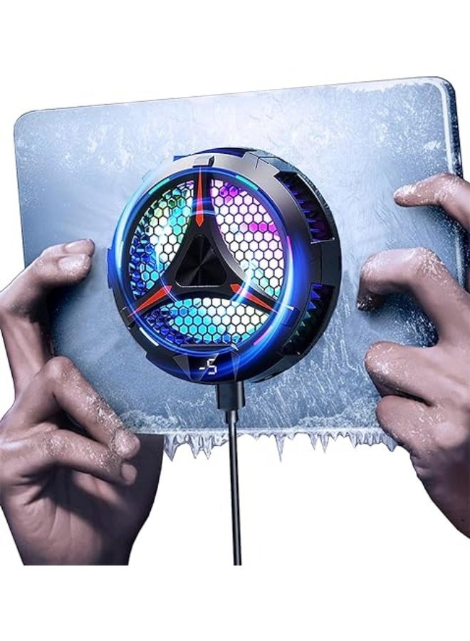 YARDHOBI iPad Cooler, Magnetic Tablet Cooler for ipad/Surface pro/Samsung Tab, Compatible for Steam Deck, Universal Radiator with Temperature Display for Mobile Gaming, Tiktok Live Streaming - Image 1