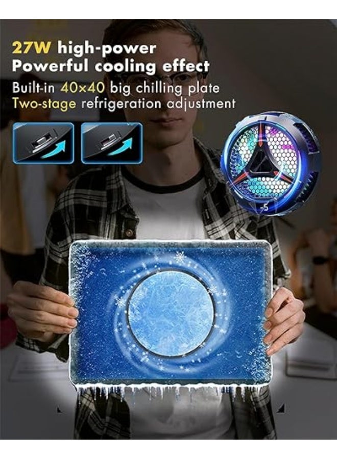 YARDHOBI iPad Cooler, Magnetic Tablet Cooler for ipad/Surface pro/Samsung Tab, Compatible for Steam Deck, Universal Radiator with Temperature Display for Mobile Gaming, Tiktok Live Streaming - Image 3