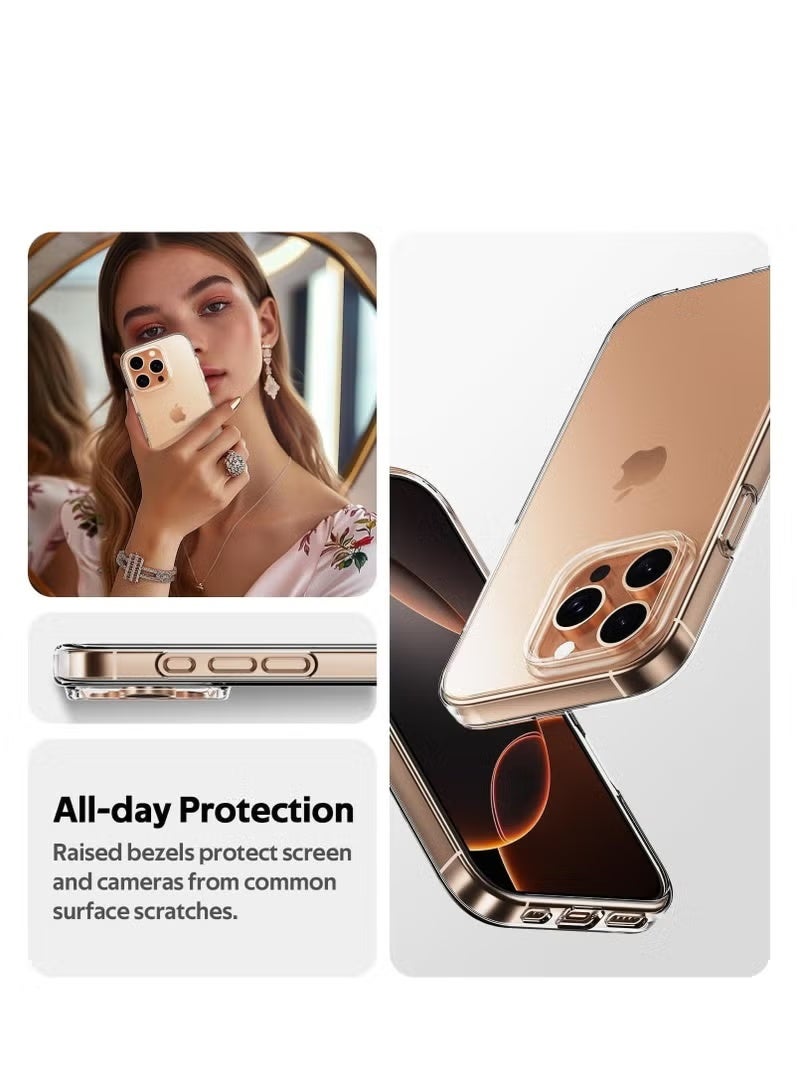 Case Compatible with iPhone 14 Pro Max Clear Soft TPU Case Flexible Scratch Resistant Silicone Clear TPU Cover - Clear - Image 3