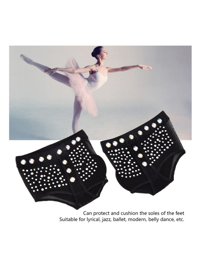 SYOSI Dance Paw Pads Dance Foot Thong, Ballet Shoes Half Sole Dance Shoes Bare Yoga Footwear, Ballet Paws Fitness for Women's Girls M - Image 4