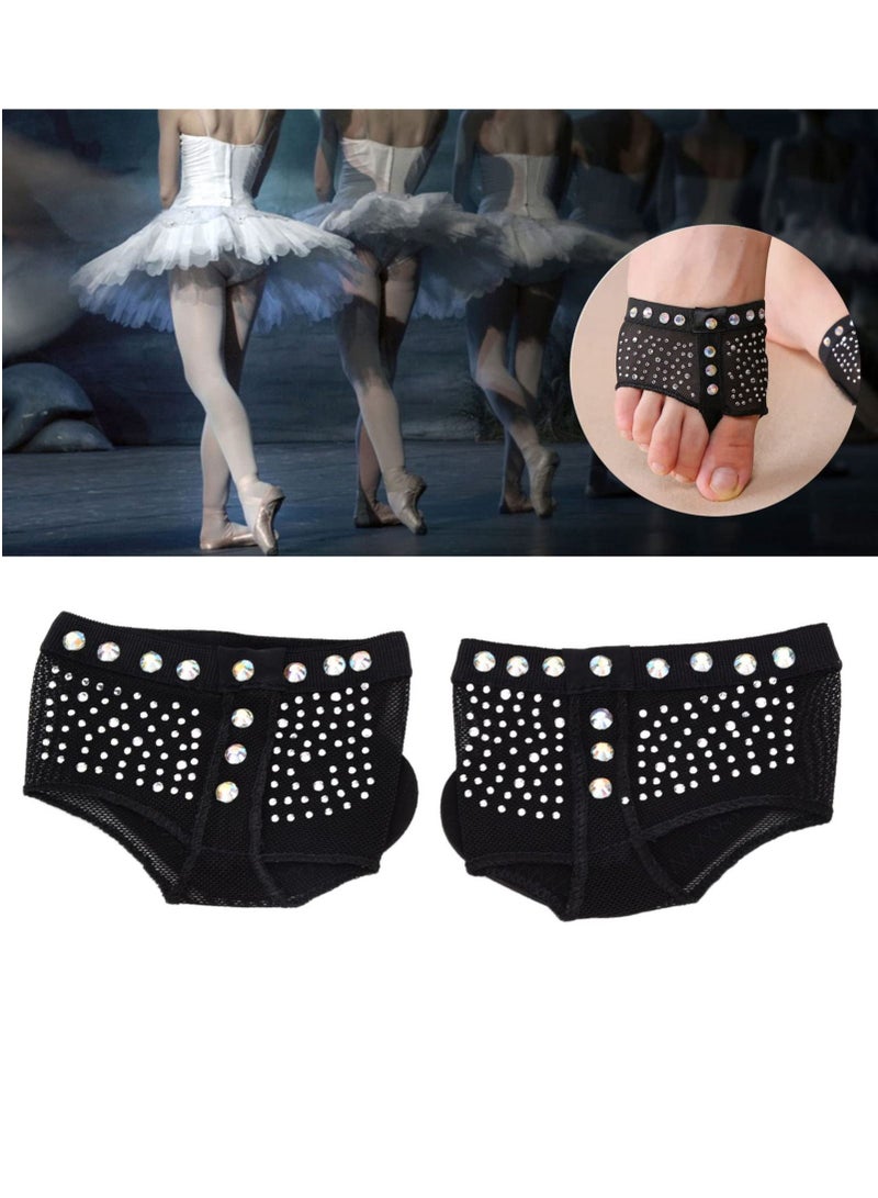 SYOSI Dance Paw Pads Dance Foot Thong, Ballet Shoes Half Sole Dance Shoes Bare Yoga Footwear, Ballet Paws Fitness for Women's Girls M - Image 3