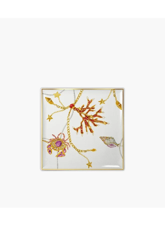 Baci milano Portofino Squared Tray - Porcelain 30,5x30,5cm