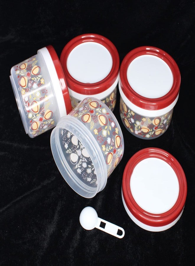 MAJIK Twister Lid Kitchen Container Set for Home Kitchen Use Storing Pulses, Sugar and More (M7) - Image 5
