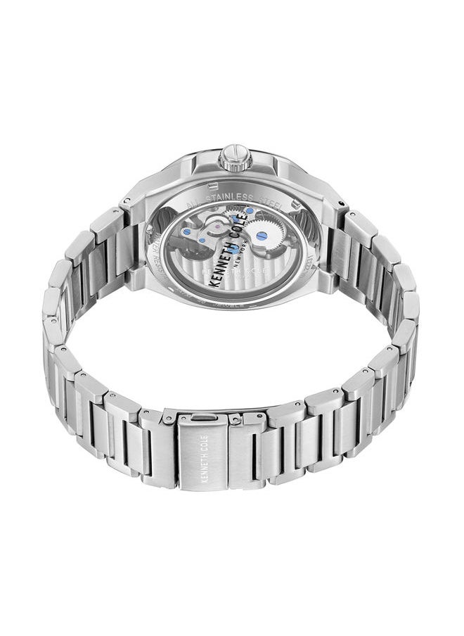 Kenneth Cole New York Analog Gents Watch With Silver Stainless Steel Bracelet 43mm  - Image 3
