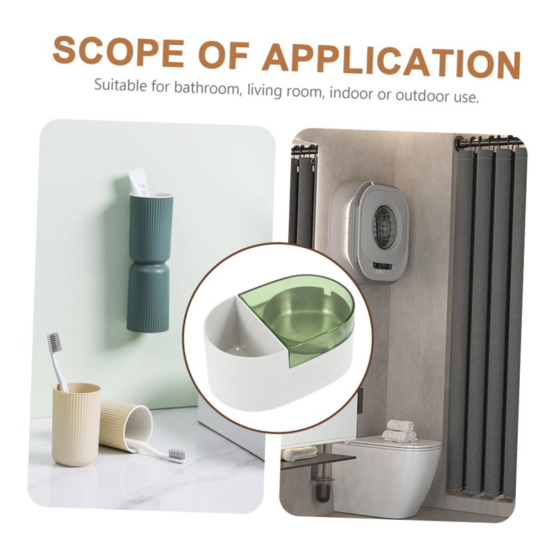 Wall Mounted Bathroom Ashtray With Lid Large Capacity Indoor Outdoor Windproof - Image 4
