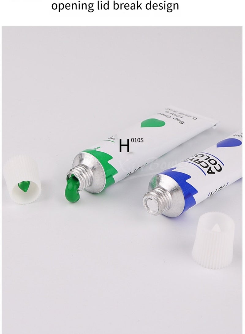 12ML Hand-Painted Graffiti Acrylic Paint Set 24 Colors - Image 3