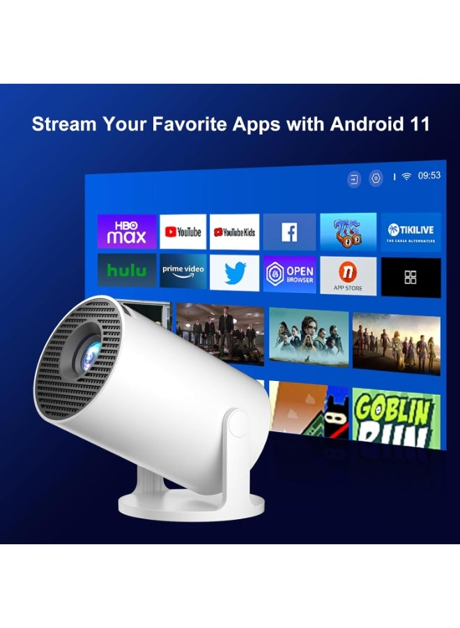 آنا ومو 📽️ جهاز عرض ذكي محمول بدقة 4K مع سماعات مدمجة، عكس الشاشة، وميزات اتصال متقدمة لتجربة سينما منزلية عالية الدقة - Image 5