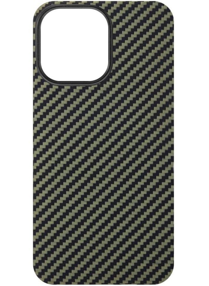 Case Compatible with iPhone 15 Pro max Case 3D Skin Texture Kevlar Fiber Bulletproof Vest Cover Protective Carbon Fiber Pattern Ultra Slim - Image 4