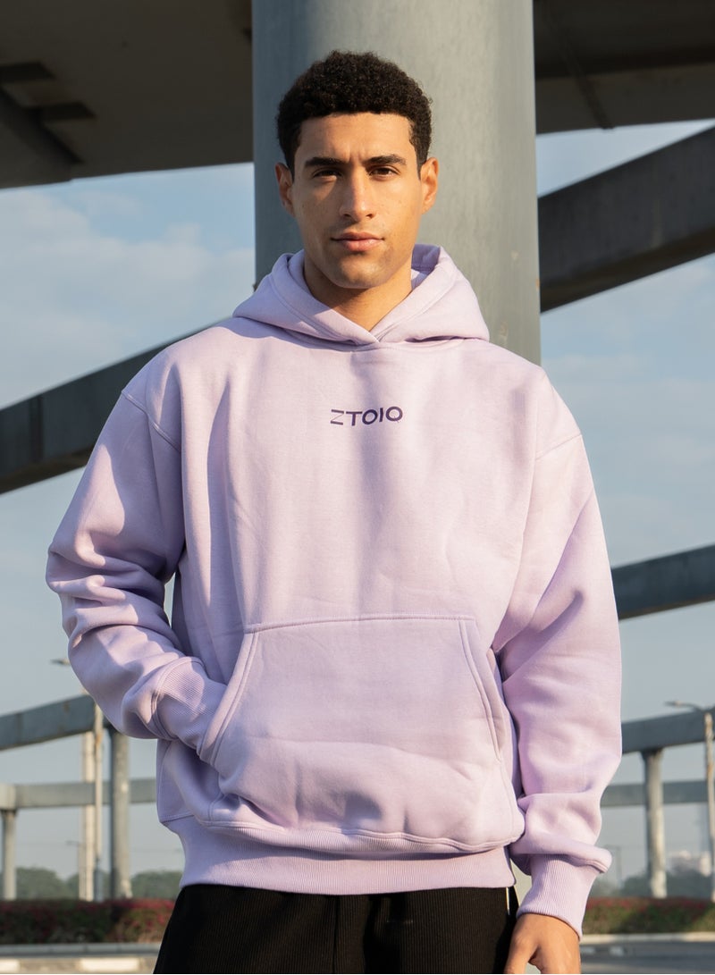 زتويق ZTOIQ Oversized Drop Fit Hoodie for Unisex – 100% Cotton Relaxed Fit Fleece Knit, Stylish & Comfortable - Image 1