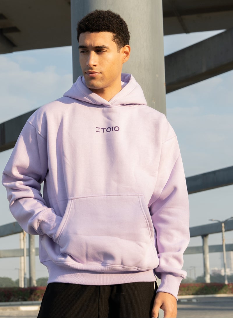 زتويق ZTOIQ Oversized Drop Fit Hoodie for Unisex – 100% Cotton Relaxed Fit Fleece Knit, Stylish & Comfortable - Image 2
