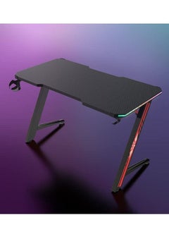 AWD AWD Gaming Desk Table With RGB light, Computer Desk (ZS2-1400), Cup Holder and Headphone Hook Gamer Workstation Game Table.  - Image 1