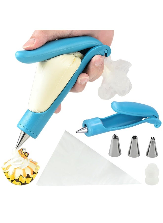 هومستر 17 قطعة قلم تزيين الكيك - مسدس كريمة متعدد الوظائف مع أطراف التزيين، أدوات خبز كاملة للمبتدئين والمحترفين - Image 1
