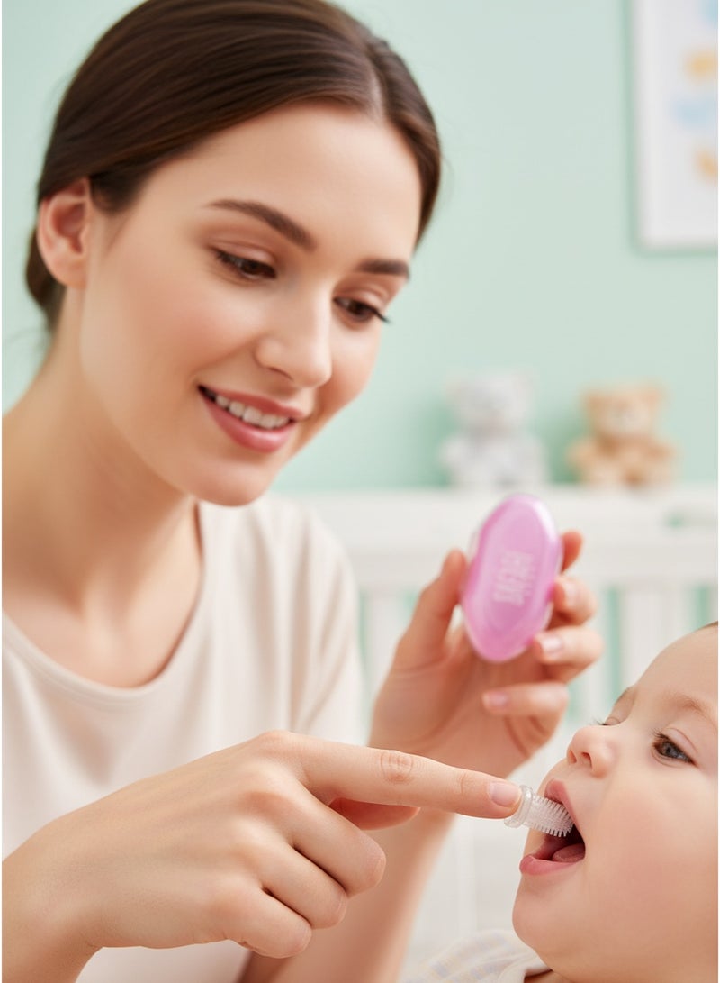 safari baby Soft Silicone Toothbrush 0M+ BPA FREE - Image 2