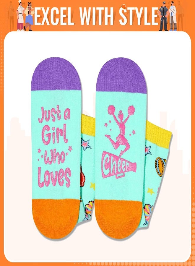 Zmart Cheerleader Gifts for Girls - Cheer Coach Senior Night Gifts, Cheerleading Socks - Image 4