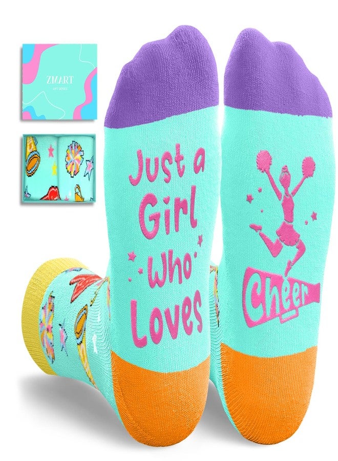 Zmart Cheerleader Gifts for Girls - Cheer Coach Senior Night Gifts, Cheerleading Socks - Image 1