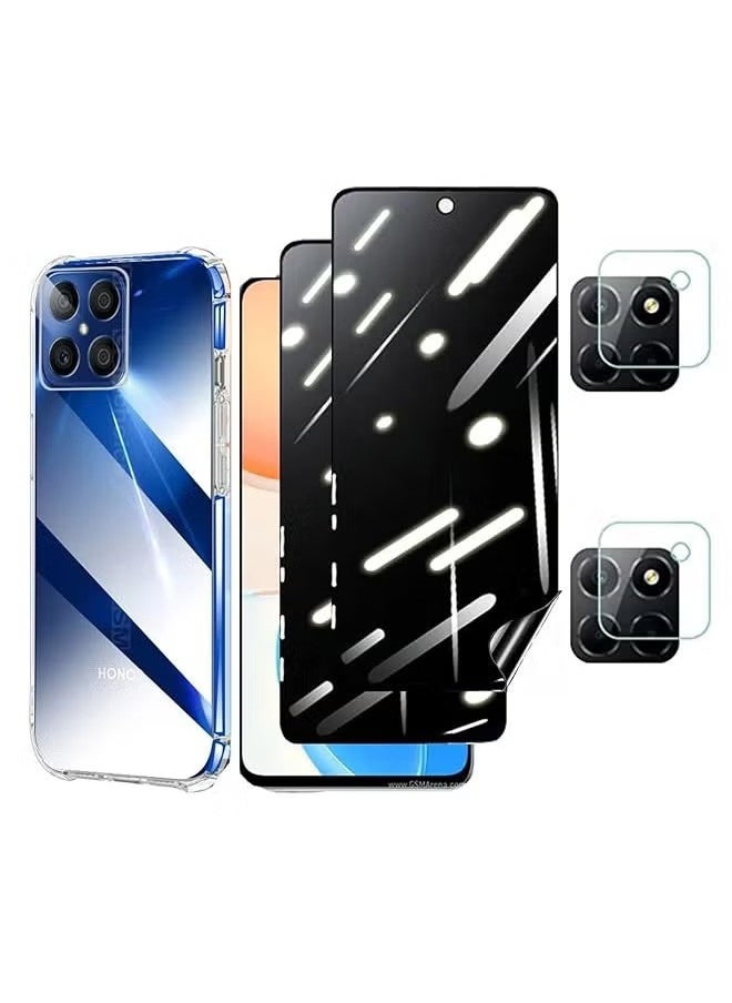 erorex Case for (Huawei Honor X8 5G/X6) with Screen and Lens Protectors  Full Protection Bundle  - Image 1