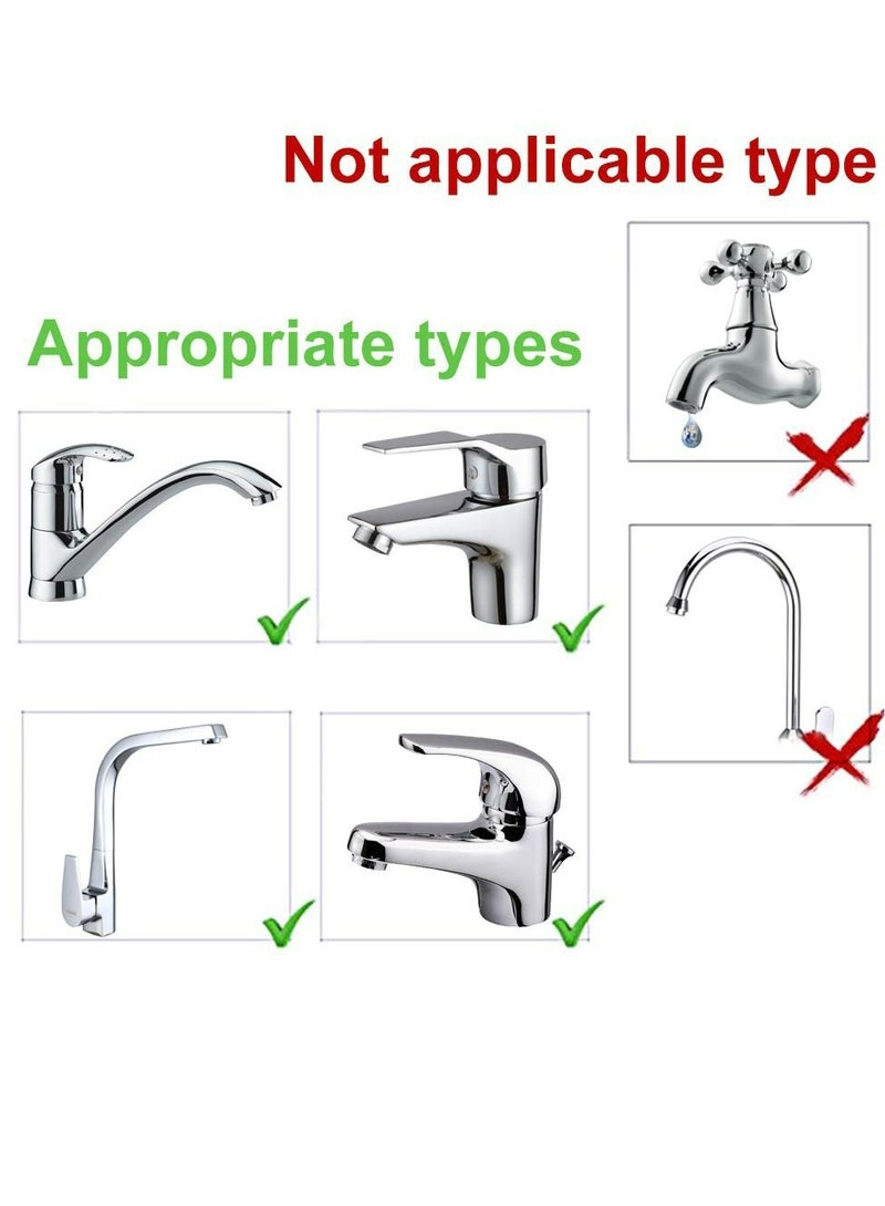 3 Piece Faucet Extender, Bathroom Sink Faucet Extender Sink Attachment Long Extender Bath Sink Water Faucet Hand Wash Helper - Image 5