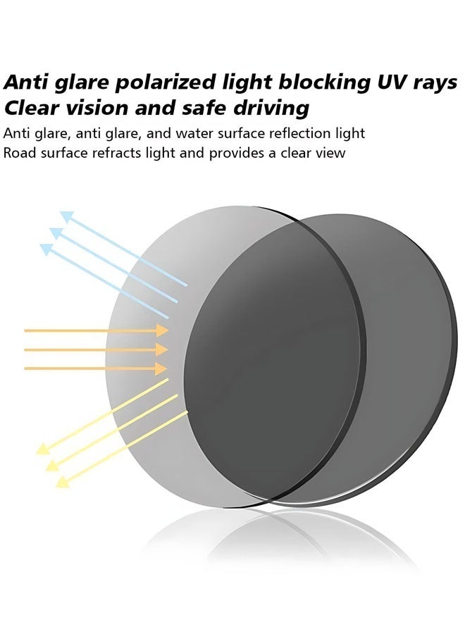 نظارات شمسية مستقطبة متغيرة اللون، نظارات رياضية، نظارات قيادة نهارية وليلية، نظارات شمسية فائقة الخفة، نظارات ركوب الدراجات، ونظارات واقية. - Image 4