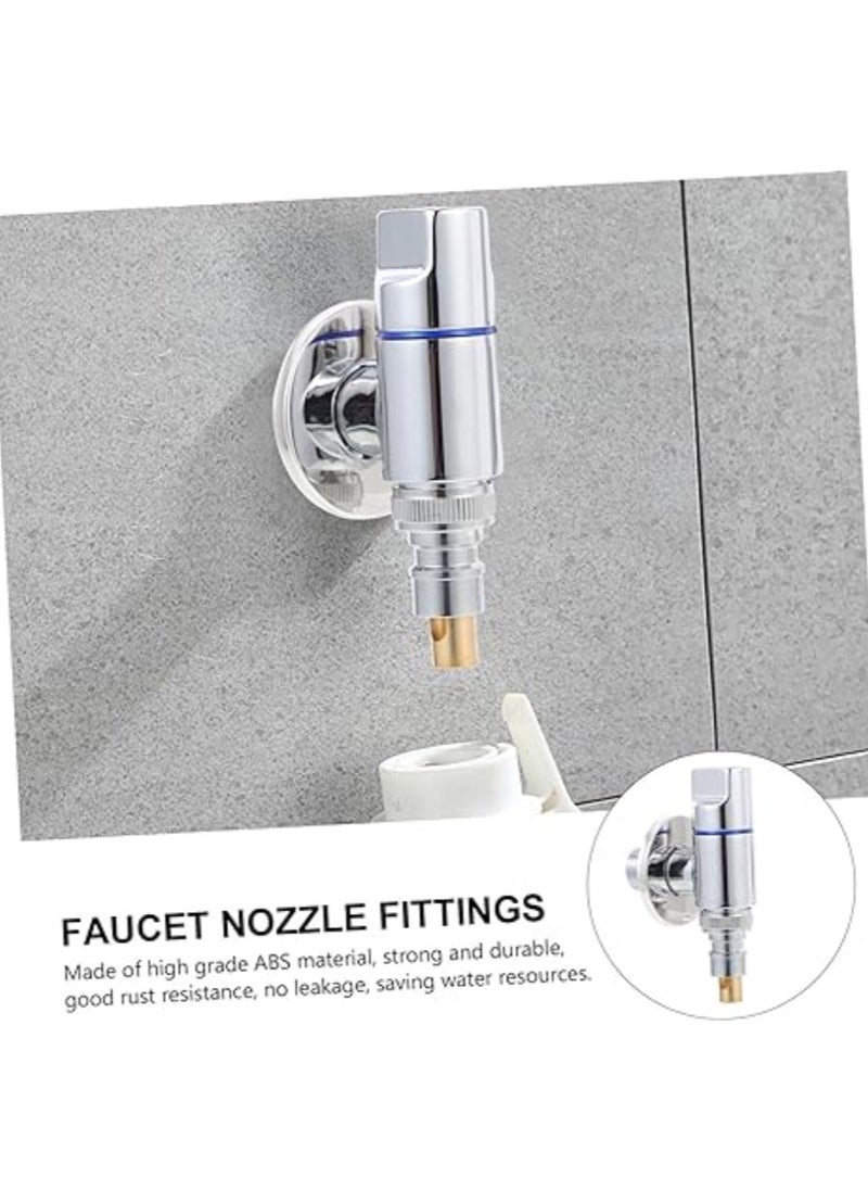 AROAQ - Roller Washing Machine Faucet Automatic Water Stop Device Special Buckle Type Water Nozzle Joint 4/6 Points Universal Caliber - Image 1