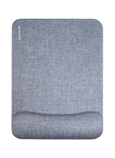 Mouse Pad With Wrist Support, Soft And Comfortable Ergonomic Hand Washable Mouse Mat For Home, Computer, Laptop, MacBook, Office & Travel, Grey