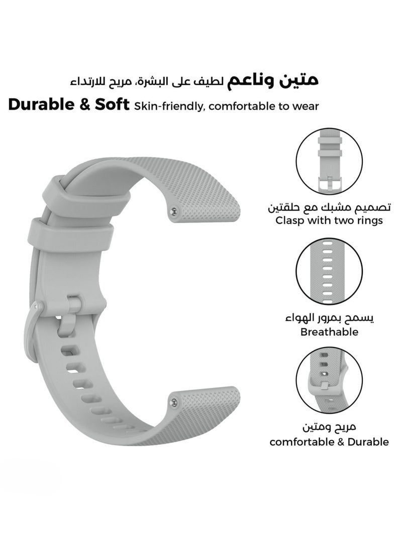 Generic - Classic Silicone Band for Kieslect Lady Lora Watch (20 mm) - Image 1