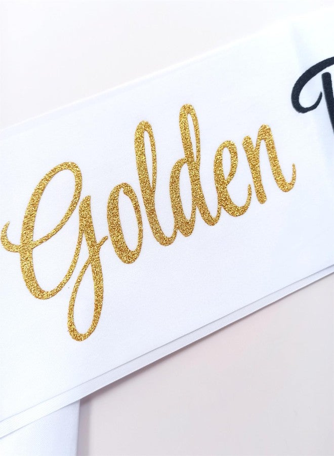 ماجنوسون جاردن وشاح عيد ميلاد ماغنوسون الذهبي، وشاح عيد ميلاد الشمبانيا، وشاح عيد ميلاد ذهبي لفتاة عيد الميلاد وفتى عيد الميلاد، زينة حفلات "ابقَ ذهبيًا" - Image 2