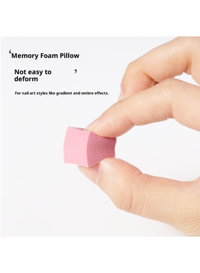 أدوات فن الأظافر ، الإسفنج التدرج كتلة التوفو ، يمكن خلطها مع الغراء بات ، تلطيخ الأظافر ، أحمر الخدود ، المربعات الصغيرة الملونة - Image 3