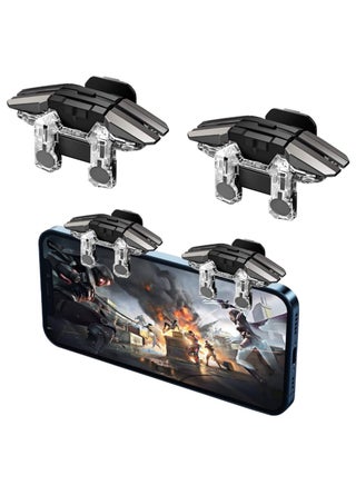 Mobile Game Controller Trigger, Mobile Game Accessories 6 Finger Trigger Sensitive Shoot and Target Buttons Smartphone Game Controller Gamepad for PUBG/Survival Rules/Knives Out - pzsku/Z5CF7A268AC11C16DF1BDZ/45/1746222057/bc0d9e57-1df3-470c-8d4b-6a7e88f3b121