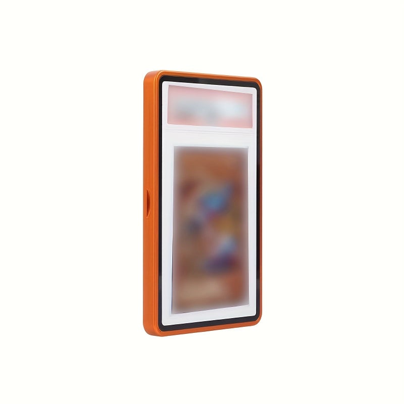 Orange PSA 35pt Magnetic Ballerina Card Protector Box Double Sided Tempered Glass Stackable - Image 4