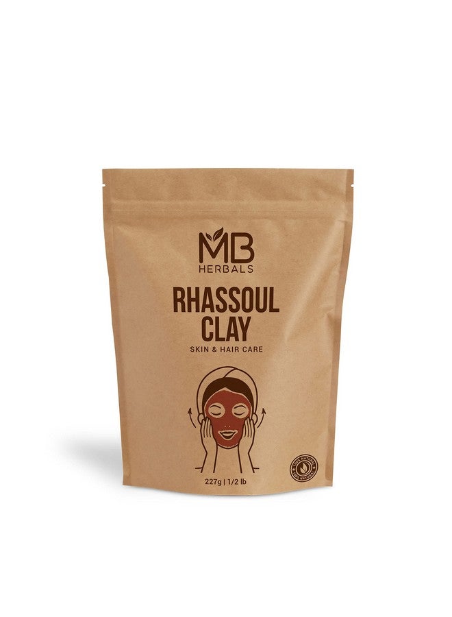MB Herbals Moroccan Red Rhassoul Clay Powder 8 Oz / 0.5 Lb / 227 Gram | External Use Only - Image 1