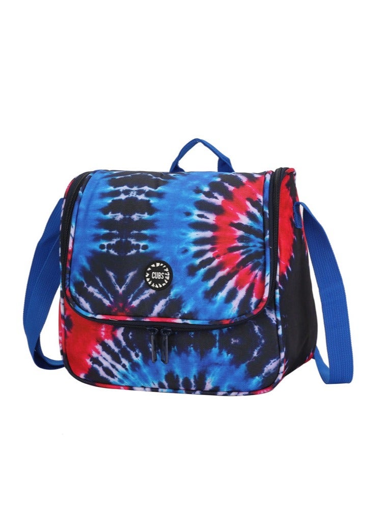 CUBS Tie Dyed Waterproof lunch bag with adjustable shoulder strap carrying your favorite meals to school, work or while traveling  - Image 1