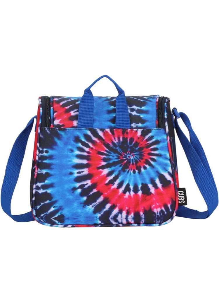 CUBS Tie Dyed Waterproof lunch bag with adjustable shoulder strap carrying your favorite meals to school, work or while traveling  - Image 2