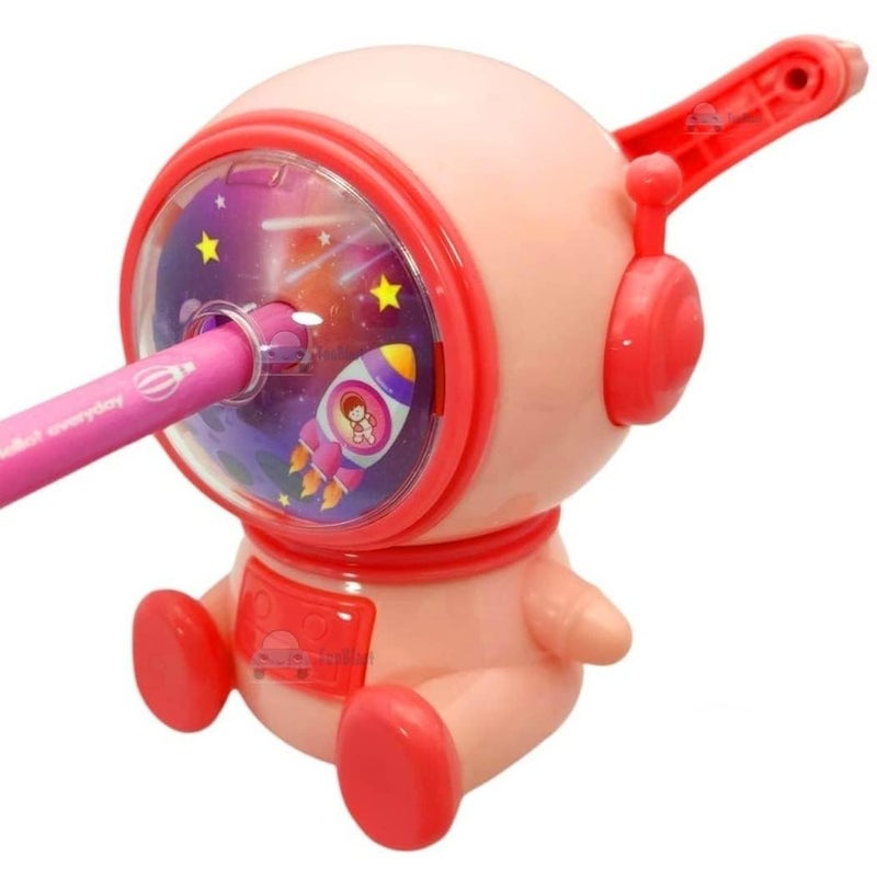 FunBlast FunBlast Sharpener for Kids Pencil Sharpener Table Sharpener Machine Birthday Return Gift Sharpeners for School Supply and Office Pink Color - Image 1
