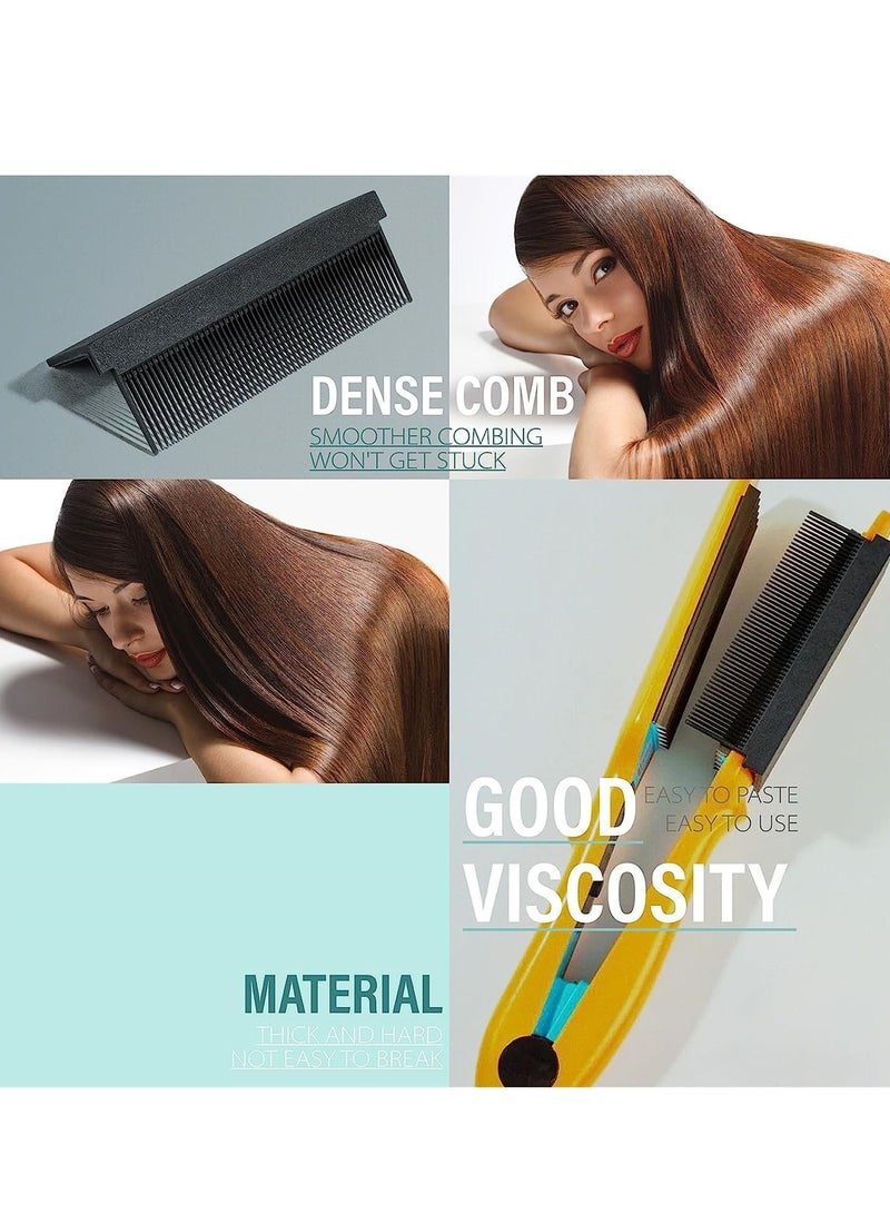 سيوسي ملحقات مشط بمشابك لمكواة الشعر، قطعتين من أمشاط فرد الشعر الرشيقة، مثالية لتصفيف الشعر في المنزل ولمصففي الشعر المحترفين. - Image 5