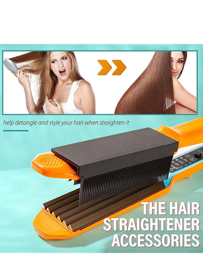 سيوسي ملحقات مشط بمشابك لمكواة الشعر، قطعتين من أمشاط فرد الشعر الرشيقة، مثالية لتصفيف الشعر في المنزل ولمصففي الشعر المحترفين. - Image 4