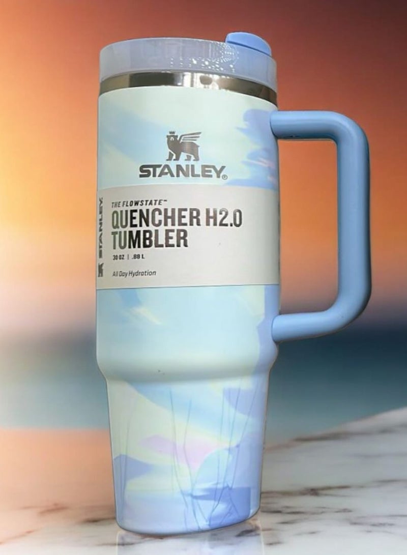 Stanley Quencher H2.0 Flow State Stainless Steel Vacuum Insulated Tumbler with Lid and Straw for Water, Iced Tea or Coffee, Smoothie and More, 30 oz - Image 1