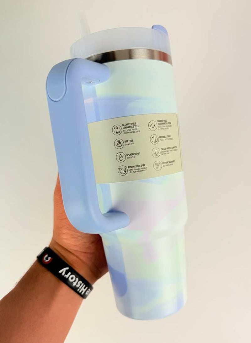 Stanley Quencher H2.0 Flow State Stainless Steel Vacuum Insulated Tumbler with Lid and Straw for Water, Iced Tea or Coffee, Smoothie and More, 30 oz - Image 3