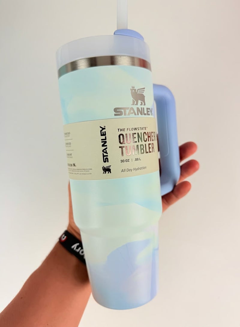 Stanley Quencher H2.0 Flow State Stainless Steel Vacuum Insulated Tumbler with Lid and Straw for Water, Iced Tea or Coffee, Smoothie and More, 30 oz - Image 5