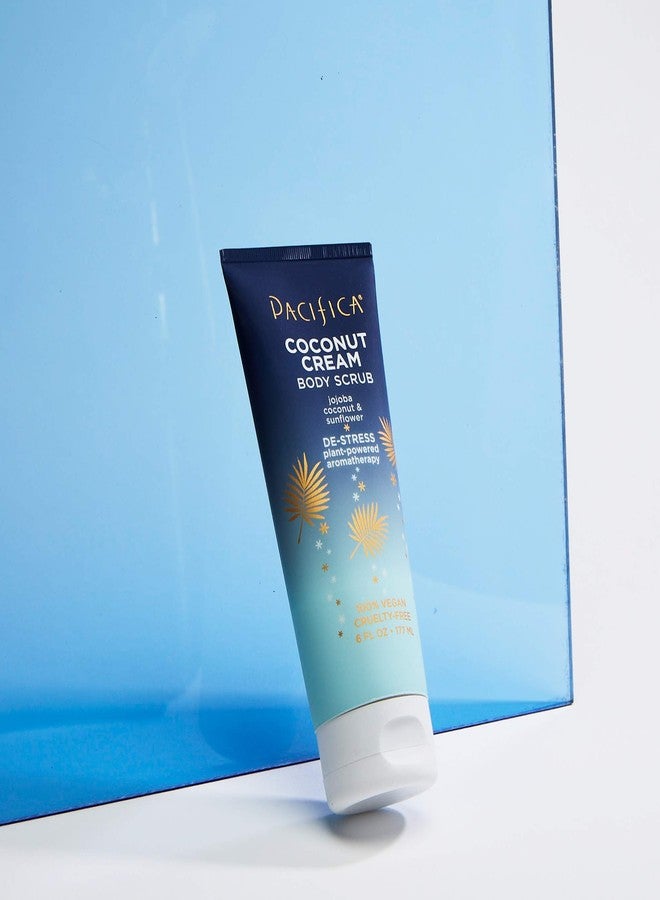 Pacifica Coconut Cream Body Scrub, Gently Exfoliates & Polishes Dead Skin, For All Skin Types, Ven & Cruelty-Free, 6 Fl Oz - Image 2