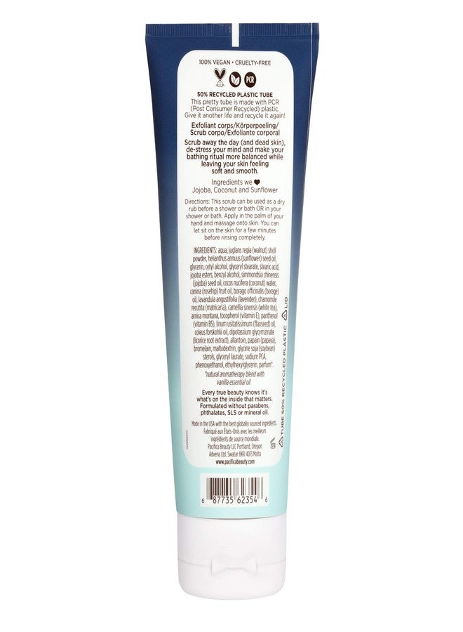 Pacifica Coconut Cream Body Scrub, Gently Exfoliates & Polishes Dead Skin, For All Skin Types, Ven & Cruelty-Free, 6 Fl Oz - Image 4