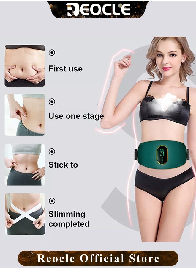 REOCLE Slimming Belt Weight Loss Machine Adjustable Vibration Massage Belly Fat Weight Loss Machine with 3 Massage Modes for Women Men  - Image 3