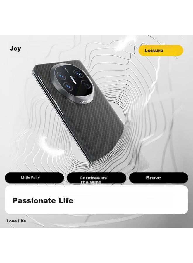 Defense Huawei Matex6 Phone Case Kevlar Magnetic Adsorption Thin Aromatic Fiber X6 Classic Edition Protective Case Business Simple Men's New 0 Gravity 1 - Image 5