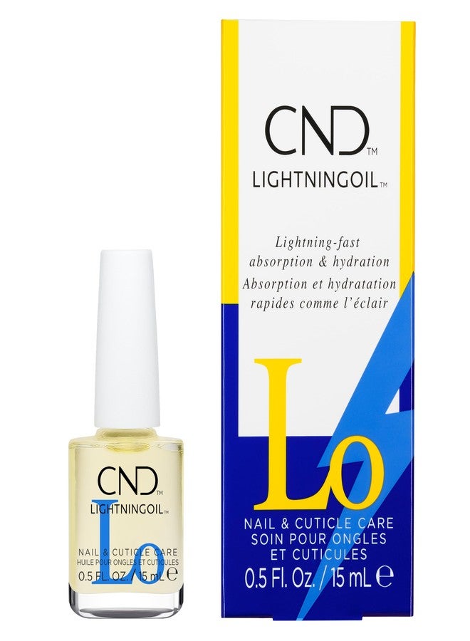 CND LIGHTNINGOIL, Lightning-fast absorption & hydration, nail & cuticle care, 0.5 fl oz - Image 1