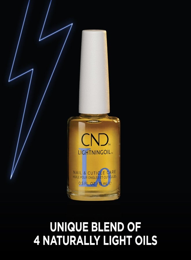 CND LIGHTNINGOIL, Lightning-fast absorption & hydration, nail & cuticle care, 0.5 fl oz - Image 2